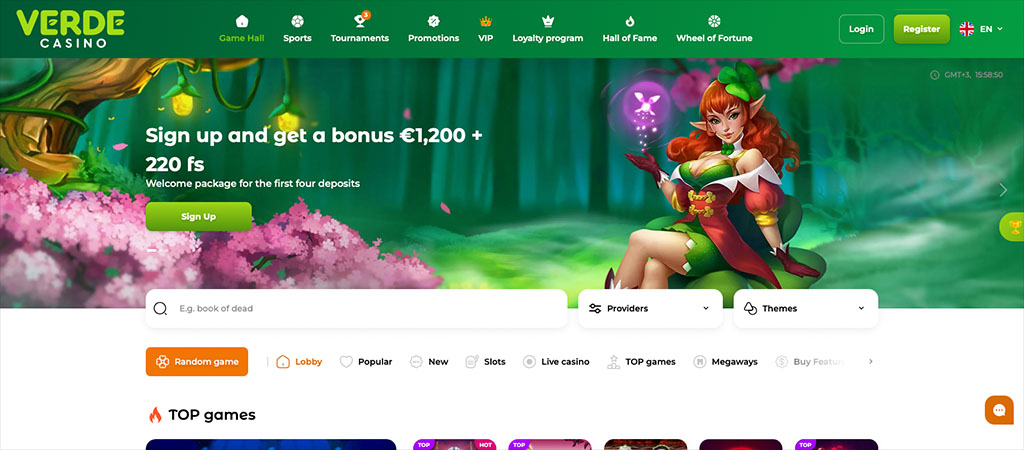 verde casino, spletna igralnica, bonus dobrodošlice, brezplačnih vrtljajev, vila, fantazijski gozd, registracija, promocije