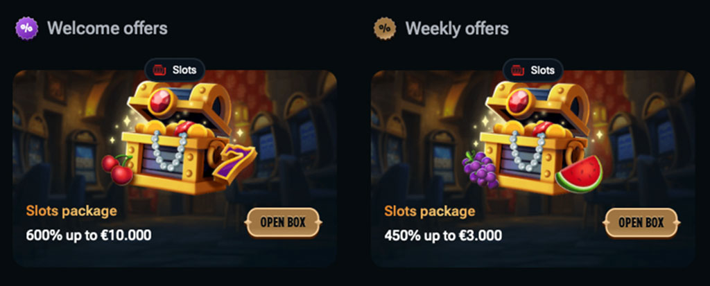 Kingdom Casino, dobrodošla ponudba, tedenska ponudba, bonus za igralne avtomate, zakladnica, sadje, odpri skrinjo