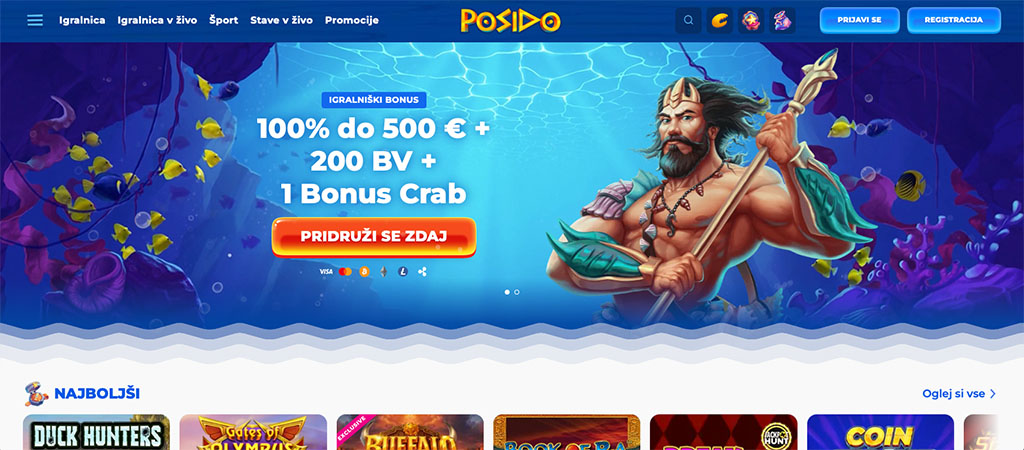 Online casino, Posido casino, Bonus Ponudbe