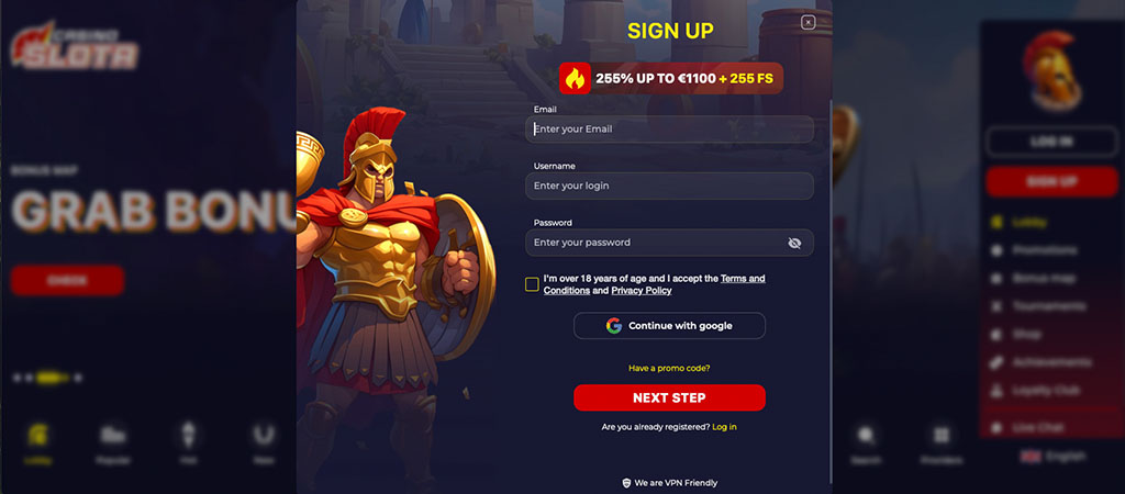 Registracije Računa za Igranje, Nove casino