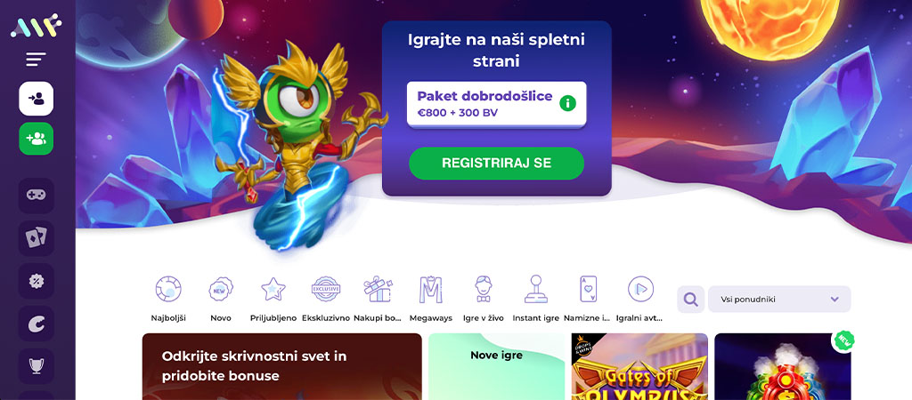 Alf Casino, online casino, Igralni Avtomati