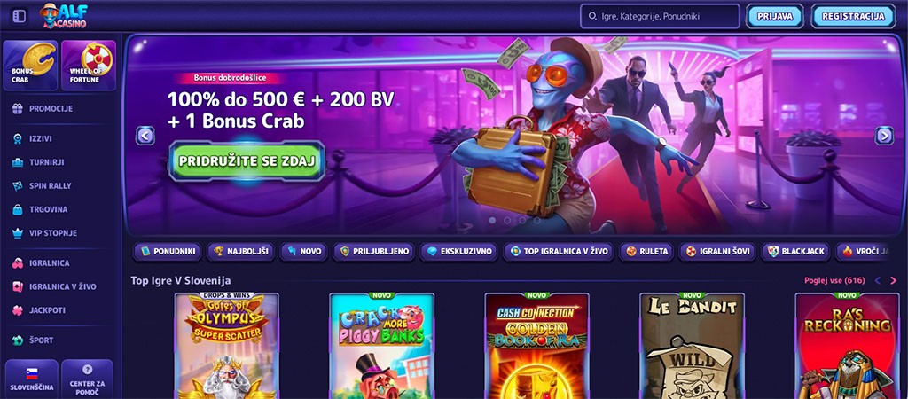 Alf Casino: Izkušnja, Ki Odpira Svet Iger