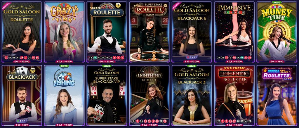 Igralnica Alf Casino in Igre v Živo, roulette, blackjack