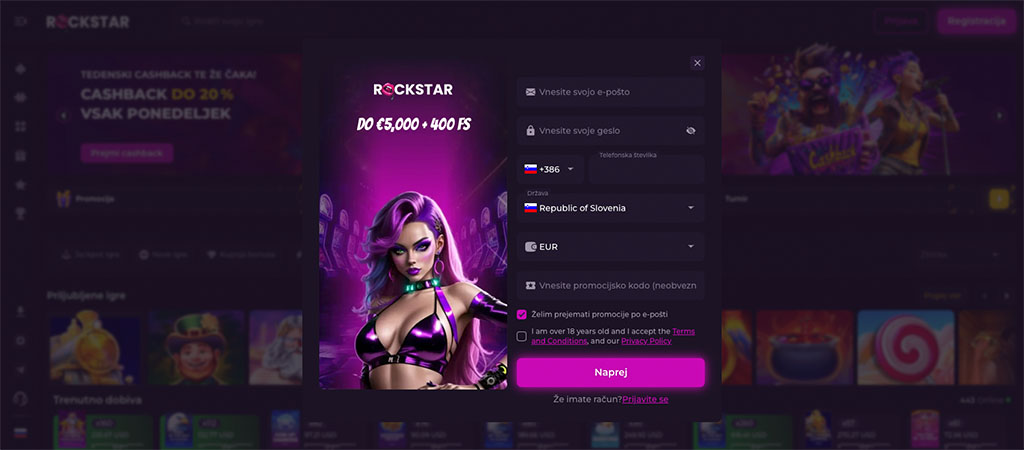 Hitra Registracija za Hitro Zabavo 