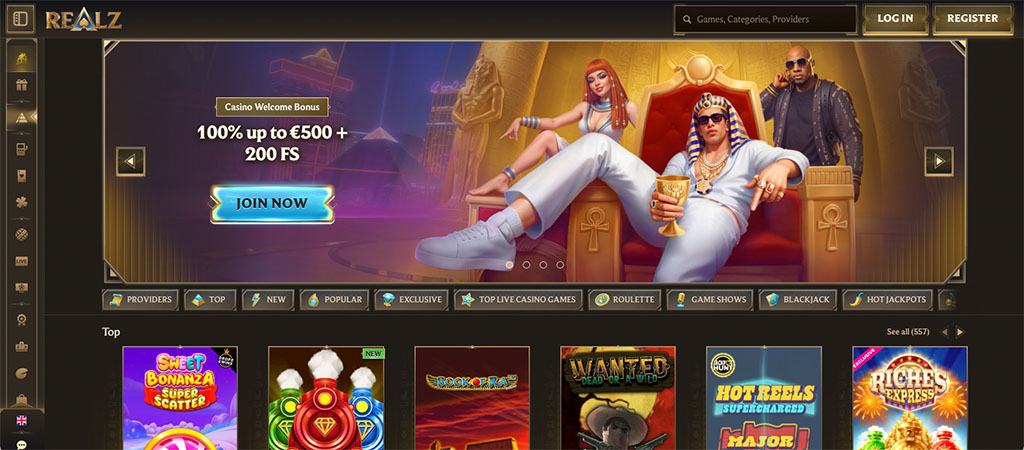 Realz Casino, Kjer se Magija Iger Sreča z Zabavo