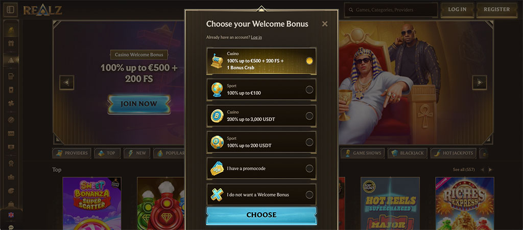 Registracija Igralniškega Računa v Realz Igralnica