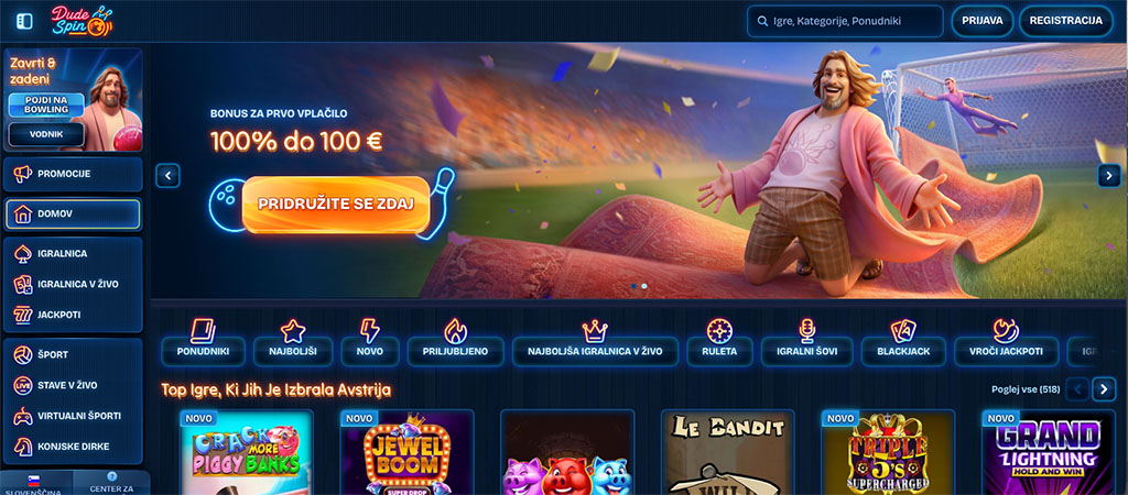 DudeSpin je Nova Najljubša Postaja za Vrhunsko Zabavo