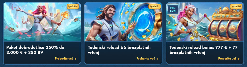 Paket Bonusa Dobrodošlice za Nove Igralce, Casea