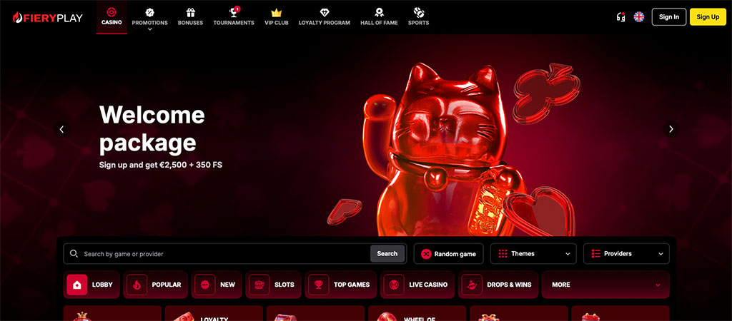 FieryPlay Casino Ponuja Vročo Dimenzijo Spletne Zabave