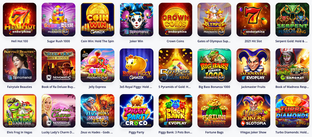 Izbira TOP Ponudnikov in Iger v V.Vegas, slots