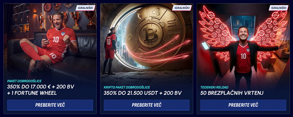 Online casino v Sloveniji prinašajo igre, casino online