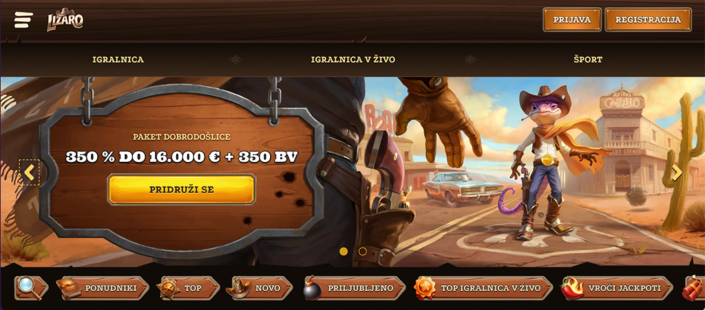 Lizaro Casino, online casino, bonusi